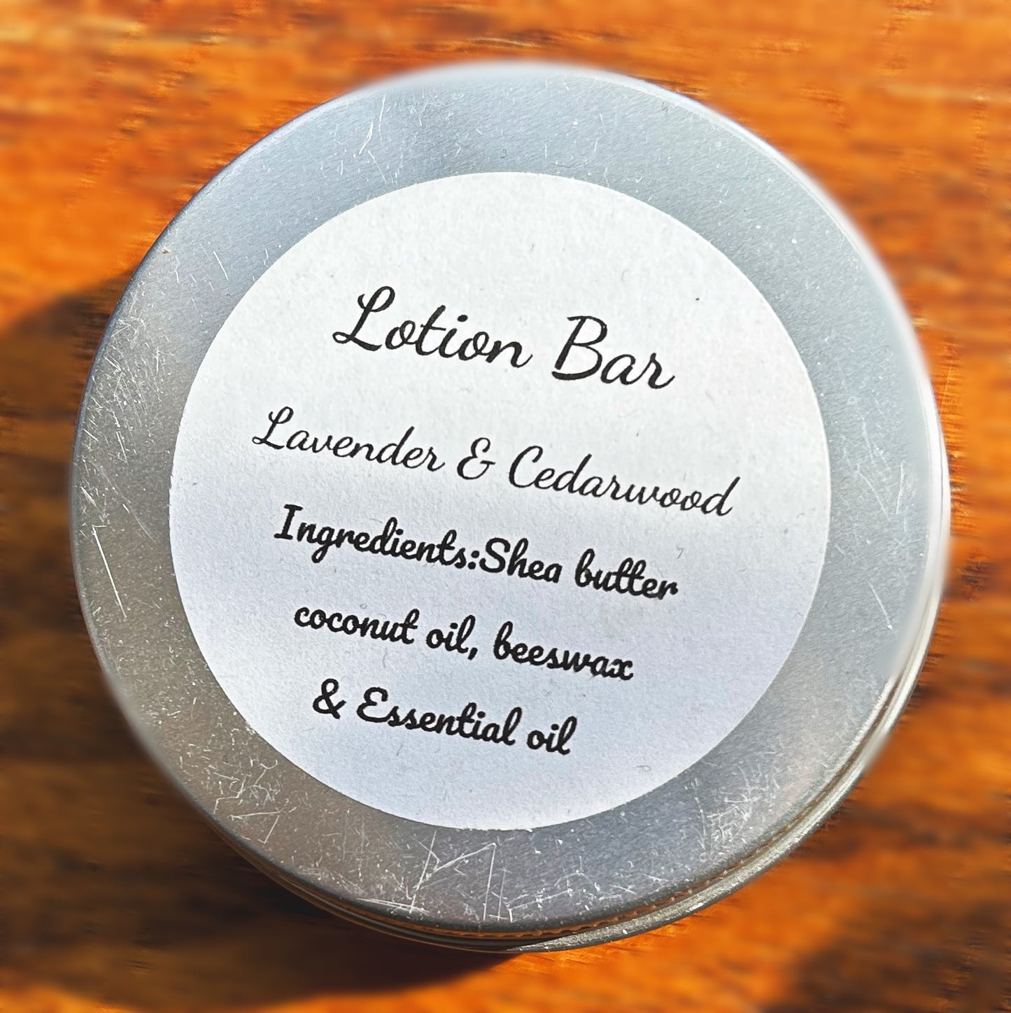 Lavender & Cedarwood Lotion Bar